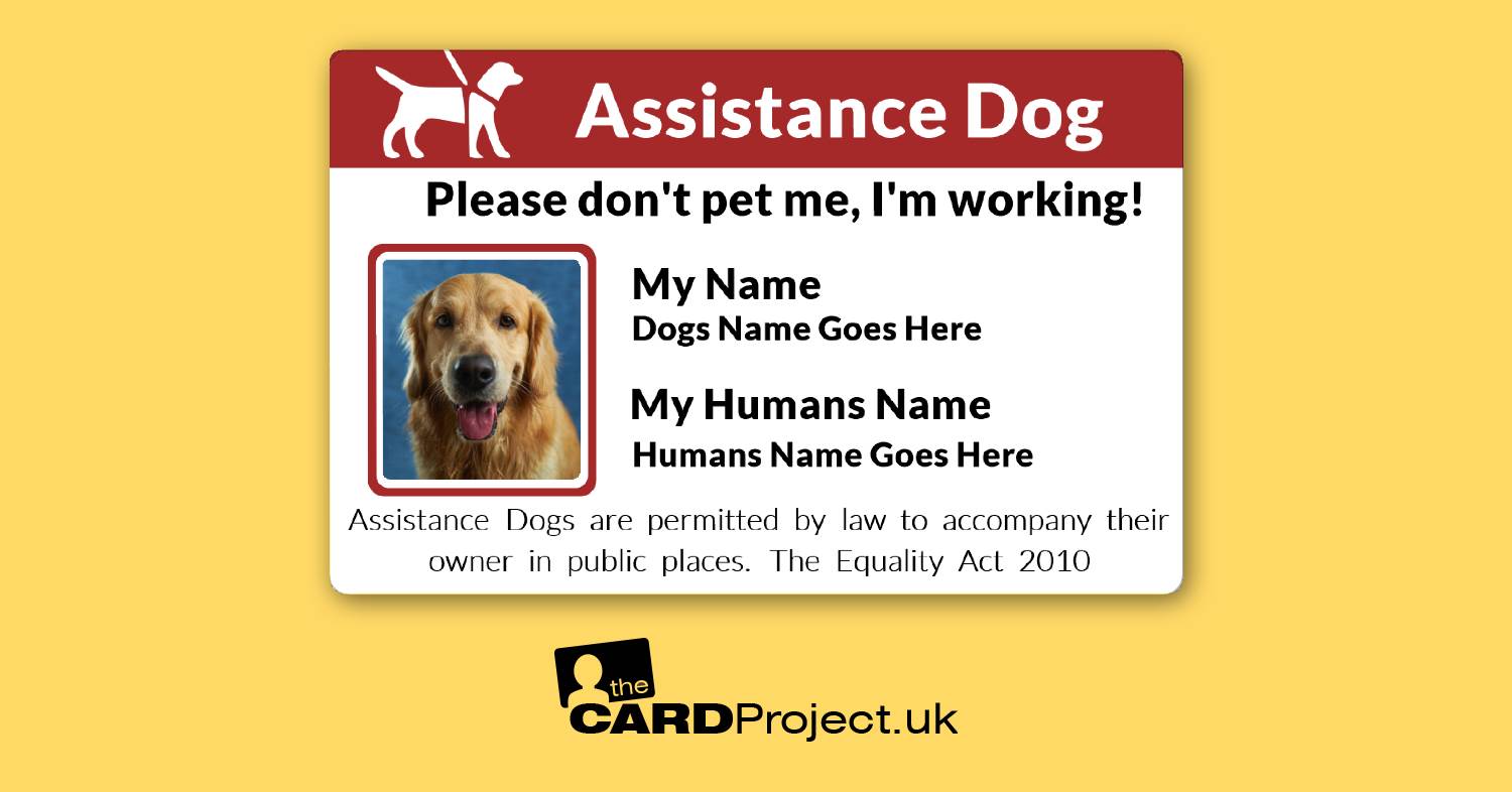 Assistance Dog Photo ID Card
